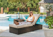 Coastline Bay Outdoor Chaise Lounge with Cushion - Affordable Home Luxury