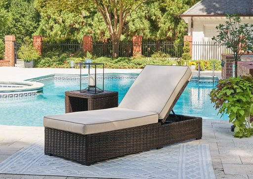 Coastline Bay Outdoor Chaise Lounge with Cushion - Affordable Home Luxury