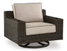 Coastline Bay Outdoor Swivel Lounge with Cushion - Affordable Home Luxury