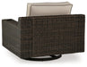 Coastline Bay Outdoor Swivel Lounge with Cushion - Affordable Home Luxury