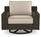 Coastline Bay Outdoor Swivel Lounge with Cushion - Affordable Home Luxury