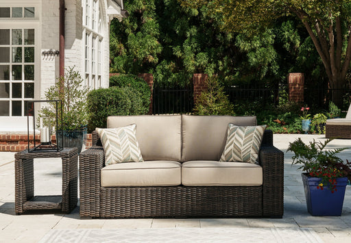 Coastline Bay Outdoor Loveseat with Cushion - Affordable Home Luxury