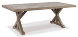 Beachcroft Dining Table with Umbrella Option - Affordable Home Luxury