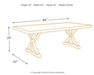 Beachcroft Dining Table with Umbrella Option - Affordable Home Luxury