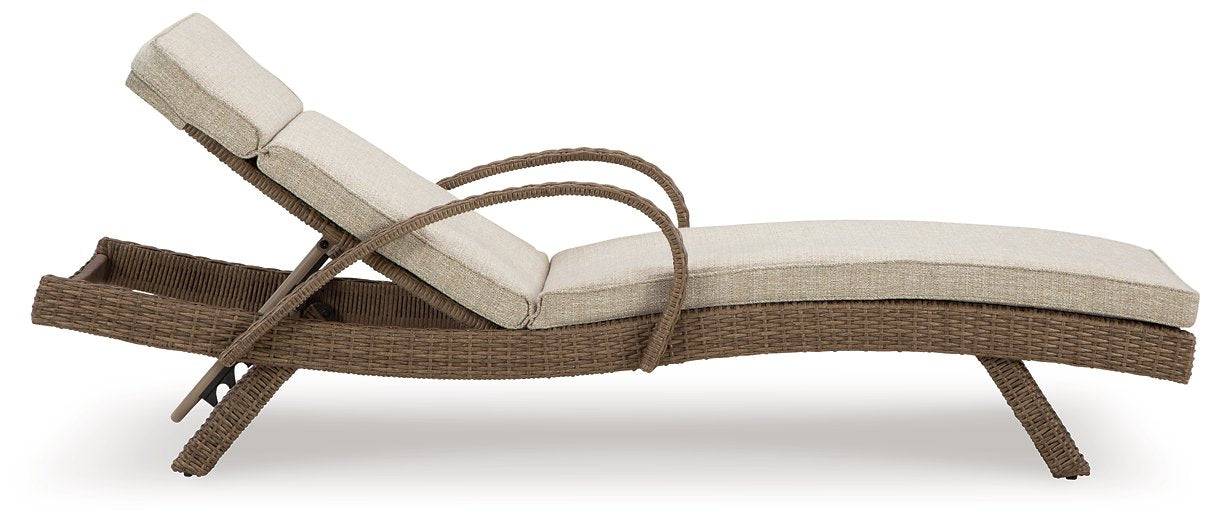 Beachcroft Outdoor Chaise Lounge with Cushion - Affordable Home Luxury