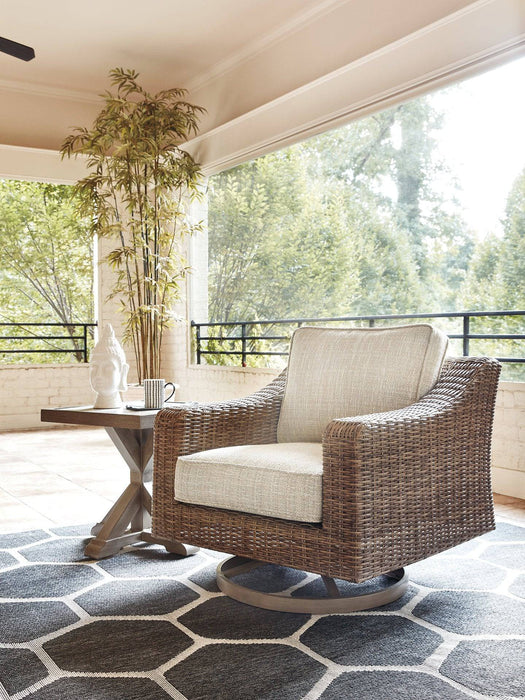 Beachcroft Swivel Lounge Chair - Affordable Home Luxury