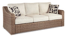 Beachcroft Outdoor Sofa, Lounge Chairs and Fire Pit - Affordable Home Luxury