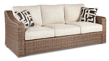 Beachcroft Beachcroft Nuvella Sofa with Coffee and End Table - Affordable Home Luxury