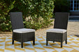 Beachcroft Outdoor Side Chair with Cushion (Set of 2) - Affordable Home Luxury