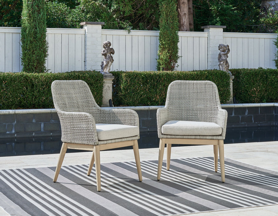 Seton Creek Outdoor Dining Arm Chair (Set of 2) - Affordable Home Luxury