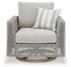 Seton Creek Outdoor Swivel Lounge with Cushion - Affordable Home Luxury