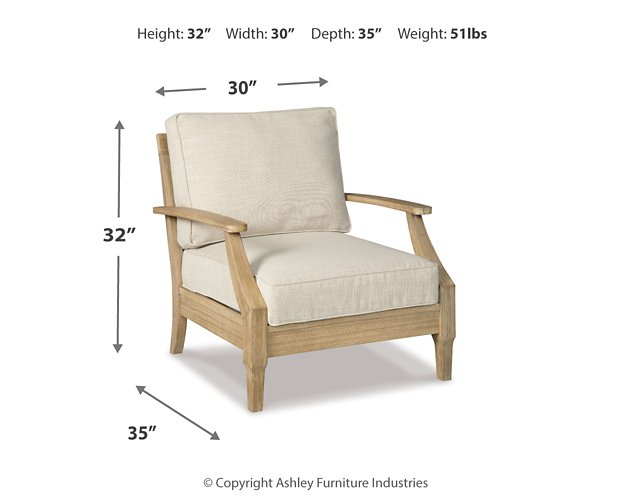 Clare View Lounge Chair with Cushion - Affordable Home Luxury