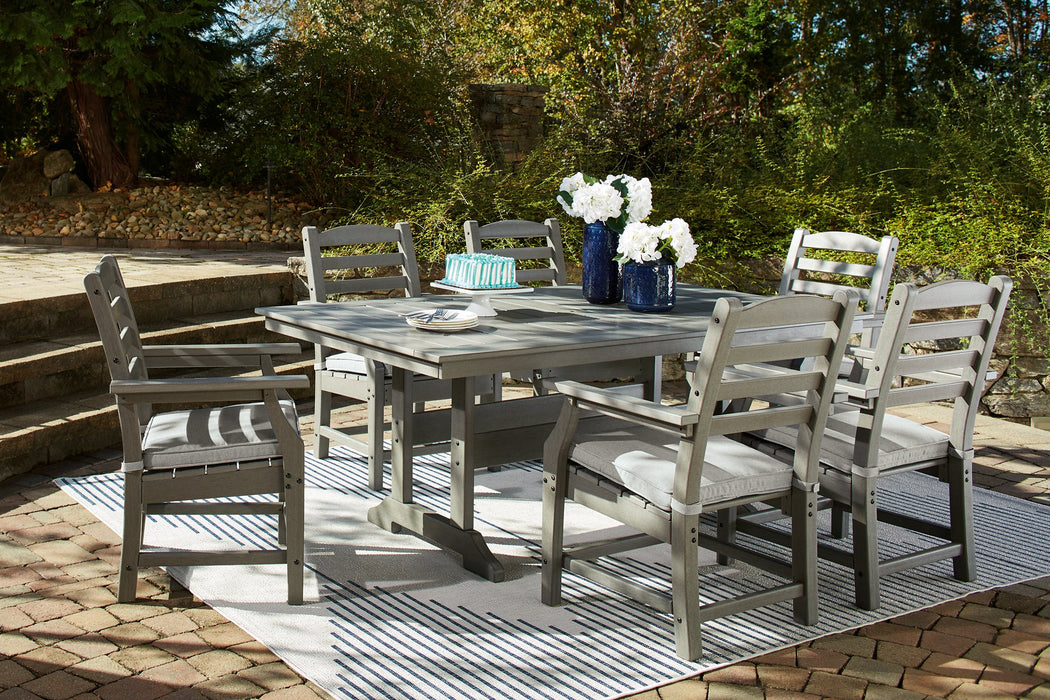 Visola Outdoor Dining Table with 6 Chairs - Affordable Home Luxury