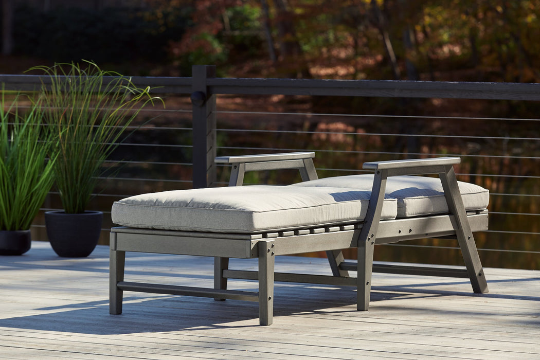 Visola Chaise Lounge with Cushion - Affordable Home Luxury