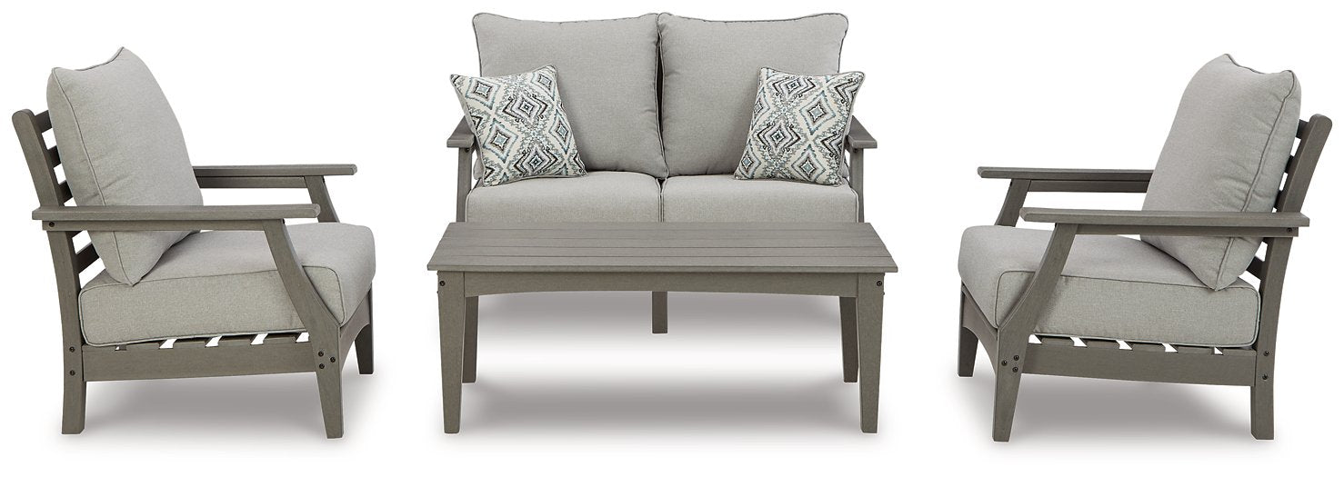 Visola Outdoor Loveseat Conversation Set - Affordable Home Luxury