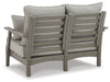 Visola Outdoor Loveseat with Cushion - Affordable Home Luxury