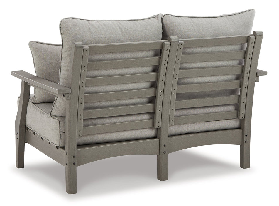 Visola Outdoor Sofa and Loveseat Set - Affordable Home Luxury