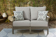 Visola Outdoor Loveseat with Cushion - Affordable Home Luxury