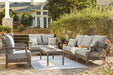 Visola Outdoor Sofa and Loveseat Set - Affordable Home Luxury