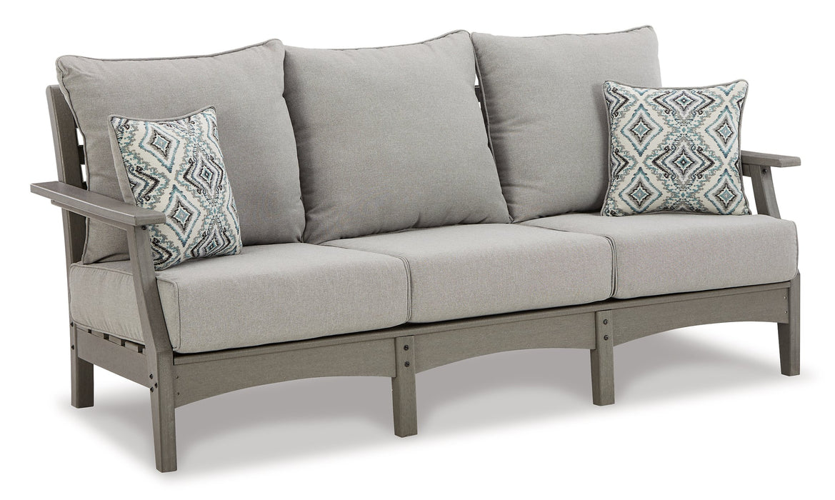 Visola Outdoor Sofa and Loveseat Set - Affordable Home Luxury