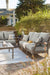 Visola Outdoor Sofa and Loveseat with Coffee Table - Affordable Home Luxury