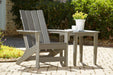 Visola Outdoor Adirondack Chair and End Table - Affordable Home Luxury