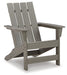 Visola Outdoor Adirondack Chair and End Table - Affordable Home Luxury