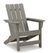 Visola Outdoor Adirondack Chair Set with End Table - Affordable Home Luxury