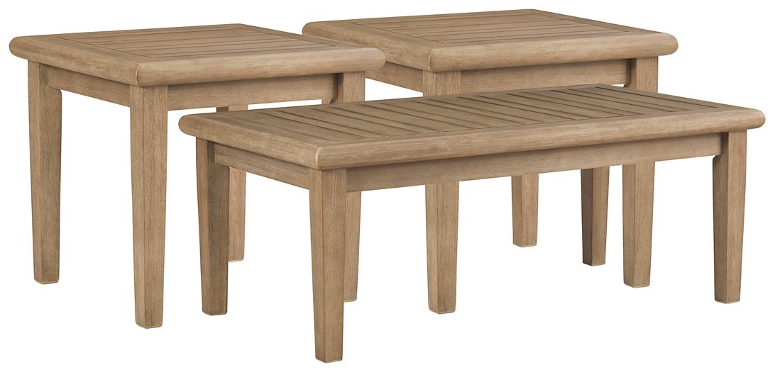 Gerianne Outdoor Occasional Table Set - Affordable Home Luxury