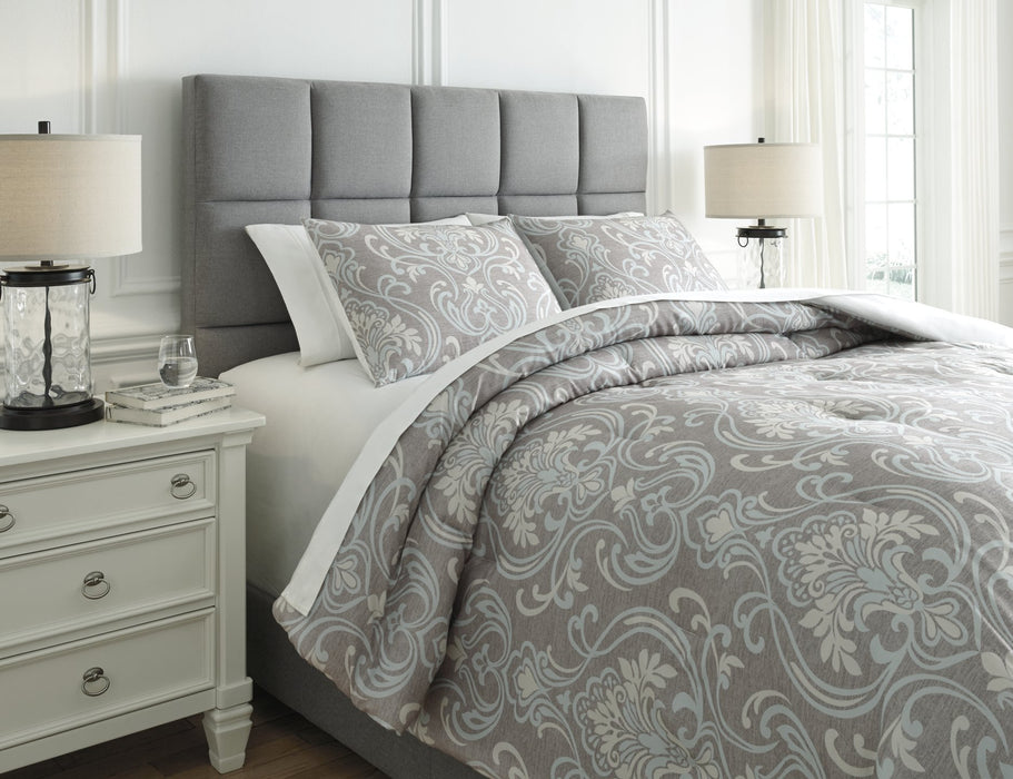 Noel 3-Piece Queen Comforter Set - Affordable Home Luxury