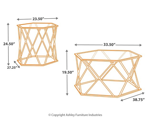 Madanere Table (Set of 3) - Affordable Home Luxury