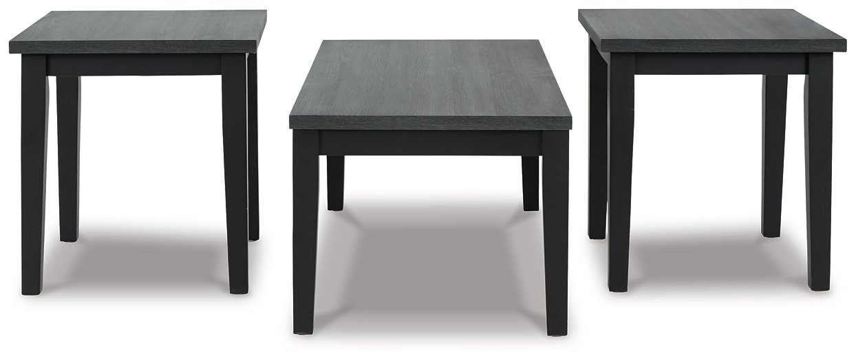 Garvine Table (Set of 3) - Affordable Home Luxury