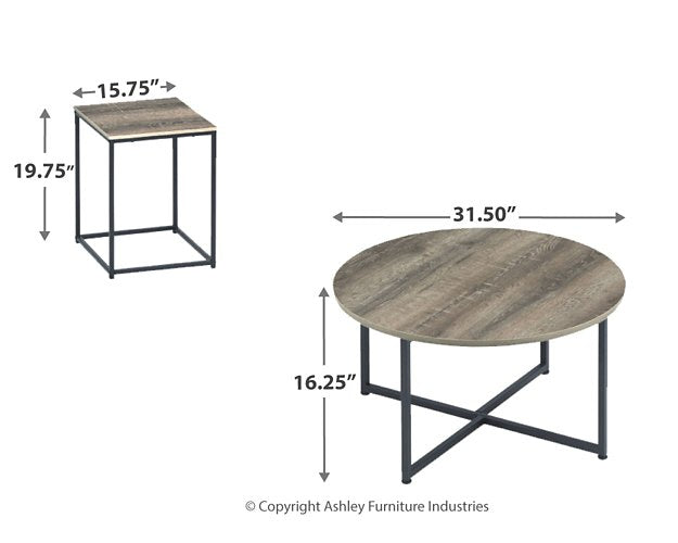 Wadeworth Table (Set of 3) - Affordable Home Luxury