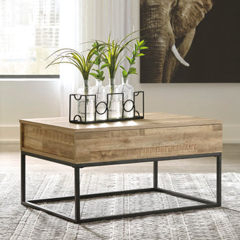 Gerdanet Lift-Top Coffee Table - Affordable Home Luxury