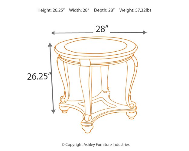 Norcastle End Table - Affordable Home Luxury