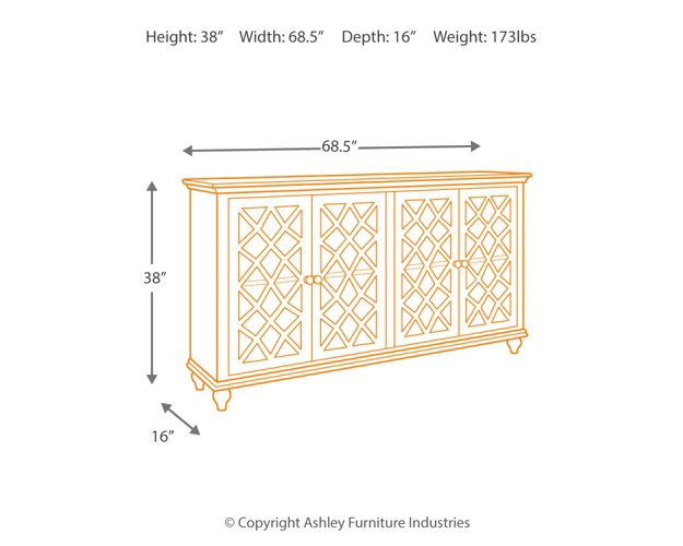 Mirimyn Accent Cabinet - Affordable Home Luxury