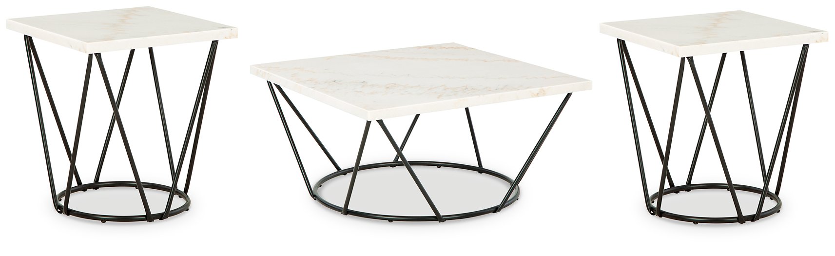 Vancent Occasional Table Set - Affordable Home Luxury