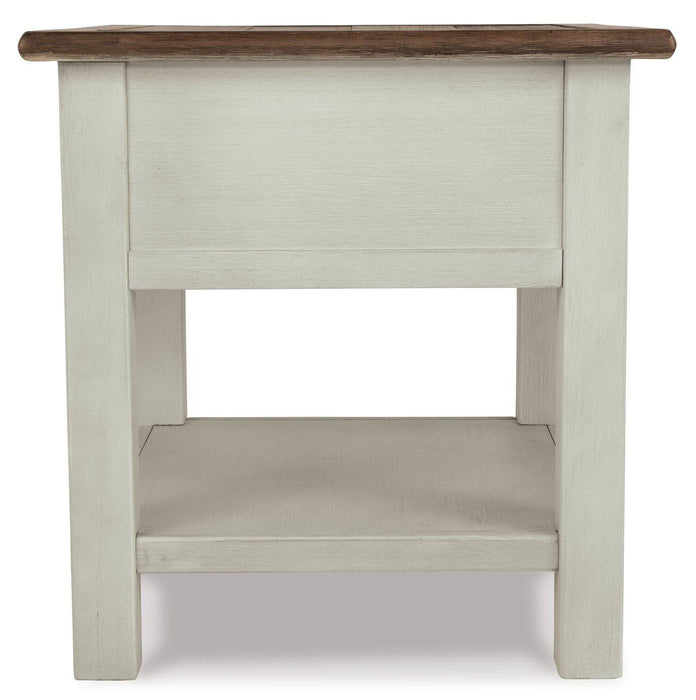 Bolanburg Chairside End Table with USB Ports & Outlets - Affordable Home Luxury