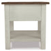 Bolanburg Chairside End Table with USB Ports & Outlets - Affordable Home Luxury