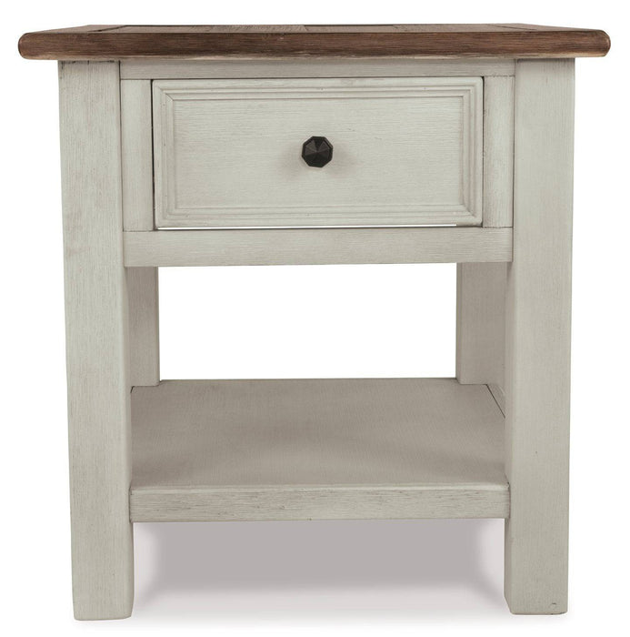 Bolanburg Chairside End Table with USB Ports & Outlets - Affordable Home Luxury