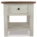 Bolanburg Chairside End Table with USB Ports & Outlets - Affordable Home Luxury