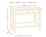 Bolanburg Sofa/Console Table - Affordable Home Luxury