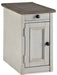 Bolanburg Chairside End Table with USB Ports & Outlets - Affordable Home Luxury