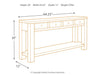 Gavelston Sofa/Console Table - Affordable Home Luxury