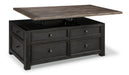 Tyler Creek Coffee Table with Lift Top - Affordable Home Luxury