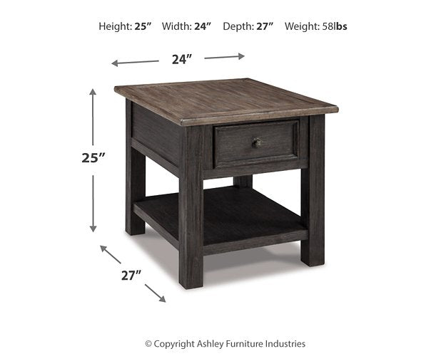 Tyler Creek End Table - Affordable Home Luxury