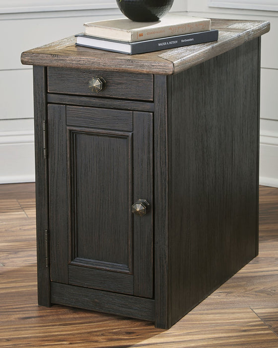 Tyler Creek Chairside End Table with USB Ports & Outlets - Affordable Home Luxury