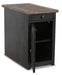 Tyler Creek Chairside End Table with USB Ports & Outlets - Affordable Home Luxury