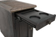 Tyler Creek Chairside End Table with USB Ports & Outlets - Affordable Home Luxury