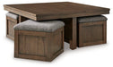 Boardernest Coffee Table with 4 Stools - Affordable Home Luxury